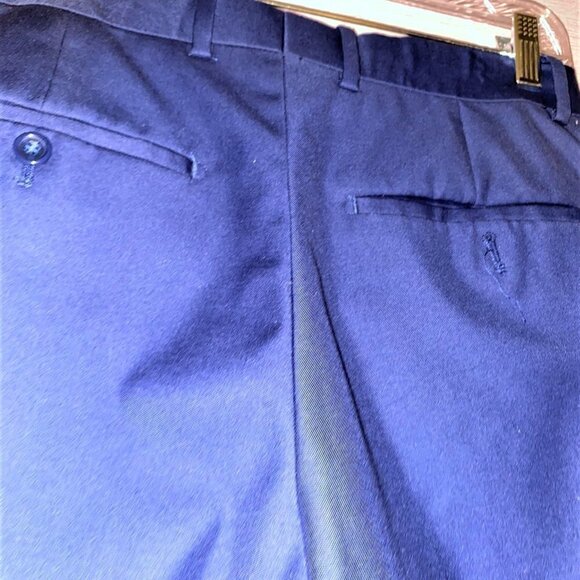 NEW WITHOUT TAGS KENZO 30" WAIST 26" INSEAM COBOLT MENS LINED DRESS PANT - Picture 6 of 8